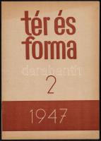 1947 Tér és forma építőművészeti havi folyóirat 2-4. számai