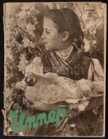 1936-1937 Ünnep c. folyóirat 4 száma, változó állapotban