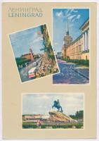 Saint Petersburg, Leningrad - 5 db MODERN megíratlan városképes lap, vegyes minőség / 5 MODERN unuse...