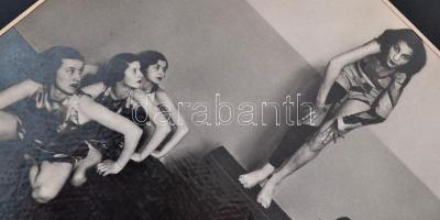 1932 ADA (Marsowszky Elemérné): Kinefónia, feliratozott vintage fotóművészeti alkotás, Szentpál Olga...