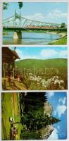 18 db MODERN román városképes lap / 18 MODERN Romanian town-view postcards