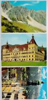 43 db MODERN főleg megíratlan osztrák és német városképes lap / 43 MODERN mostly unused Austrian and German town-view postcards