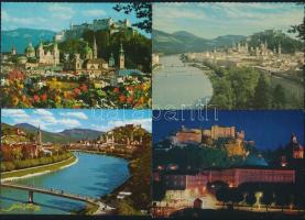 Salzburg - 6 db MODERN megíratlan osztrák városképes lap / 6 MODERN unused Austrian town-view postcards