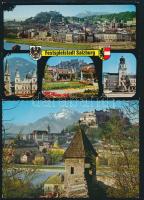 Salzburg - 6 db MODERN megíratlan osztrák városképes lap / 6 MODERN unused Austrian town-view postca...