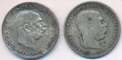 Ausztria 1893-1915. 1K Ag "Ferenc József" (2x) T:2-,3,2
Austria 1893-1915. 1 Corona Ag &q...