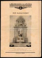 1939 Oberbauer A. utóda templomberendező és zászlókészítő vállalatának karácsonyi árjegyzéke