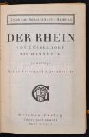 Der Rhein von Düsseldorf bus Mannheim. Griebens Reisehürer 29. Berlin, 1927, Albert Goldschmidt. 32....