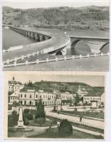 4 db MODERN román városképes lap / 4 MODERN Romanian town-view postcards