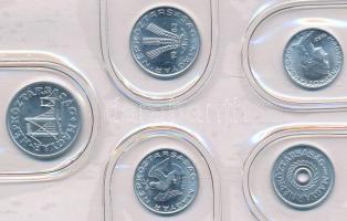 1983. 2f-20Ft 9klf "Magyar Népköztársaság" forgalmi érméi zöld műbőrtokban T:1
Adamo FO16...