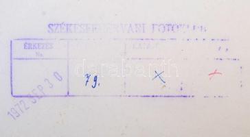 cca 1970 Gebhardt György (1910-1993): Téli csendélet, aláírt vintage fotóművészeti alkotás, 29x39 cm