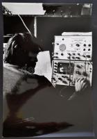 cca 1969 Kalocsai Rudolf 4 db feliratozott, vintage fotóművészeti alkotása, 40x27 cm és 24x40 cm köz...