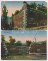 6 db RÉGI erdélyi városképes lap, vegyes minőség; Ada Kaleh és Herkulesfürdő / 6 pre-1945 Transylvan...