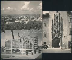 Brno, Brünn - 3 db MODERN városképes lap / 3 MODERN town-view postcards