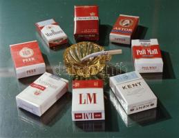 1962 Dohánytermékek reklám felvételei, 13 db szabadon felhasználható vintage negatív, 6x7 cm