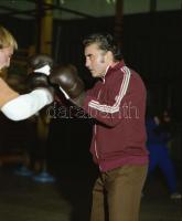 1979 Papp László ökölvívó bajnokról készült felvétel sorozat, 13 db szabadon felhasználható vintage ...