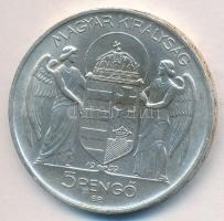 1939. 5P Ag "Horthy balra" T:1- ph.
Adamo P8.2