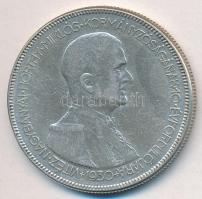 1930. 5P Ag "Horthy jobbra" T:2,2- Adamo P8