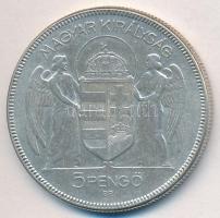 1930. 5P Ag "Horthy jobbra" T:2,2-
Adamo P8