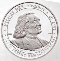 Lebó Ferenc (1960-) 2003. "MKB - Liszt Ferenc Kamarazenekar" Ag emlékérem dísztokban (31,45g/0.999/42mm) T:PP