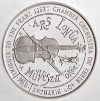 Lebó Ferenc (1960-) 2003. "MKB - Liszt Ferenc Kamarazenekar" Ag emlékérem dísztokban (31,4...