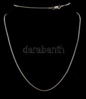 Ezüst(Ag) kígyó nyaklánc, jelzett, h: 62,5 cm, nettó: 9,9 g