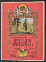 Kirándulók térképe 2.: Pilis hegység, 1:50000, Magyar Királyi Állami Térképészeti Intézet, 75,5×67,5 cm