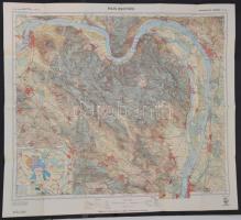 Kirándulók térképe 2.: Pilis hegység, 1:50000, Magyar Királyi Állami Térképészeti Intézet, 75,5×67,5...