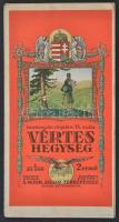 Kirándulók térképe 15.: Vértes hegység, 1:50000, Magyar Királyi Állami Térképészeti Intézet, 64,5×76,5 cm