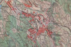 Kirándulók térképe 15.: Vértes hegység, 1:50000, Magyar Királyi Állami Térképészeti Intézet, 64,5×76...