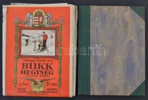 Kirándulók térképe 7/a: Bükk hegység télisport térképe, 1:50000, Magyar Királyi Állami Térképészeti Intézet, 68×88 cm + Kletz Andor - Mondok Ferenc: A Bükkhegység síkalauza. Bp., 1931, Magyar Királyi Állami Térképészeti Intézet. Félvászon kötésben, jó állapotban.