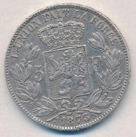 Belgium 1873. 5Fr Ag "II. Lipót" T:2 ph., ü.
Belgium 1873. 5 Fr Ag "Leopold II"...