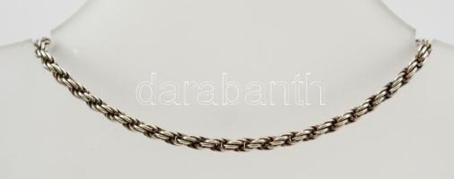 Ezüst(Ag) walles karkötő, jelzett, h: 19 cm, nettó: 5,3 g