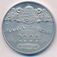 2014. 2000Ft Cu-Ni "90 éves a Magyar Nemzeti Bank" T:BU
