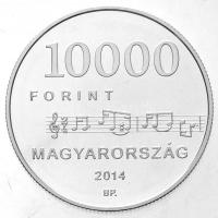 2014. 10.000Ft Ag "Egressy Béni" (24g/0.925) T:PP