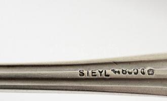 Ezüst(Ag) aranyozott tejszínhabos, jelzett, h: 18,3 g, 43,2 g