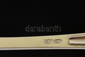 Ezüst(Ag) mignon lapát, jelzett, h: 13,5 cm, nettó: 25 g