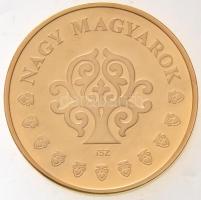 ifj. Szlávics László (1959-) 2011. "Nagy Magyarok / Szent István 1000-1038" aranyozott Cu ...