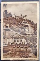 Kis magyar városképes gyűjtemény, 36 db nagyrészt háború előtti lap kék borítójú albumban