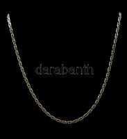 Ezüst(Ag) fantázia szemű nyaklánc, jelzett, h: 51 cm, nettó: 9,9 g  / Silver necklace 51 cm, 9,9 g