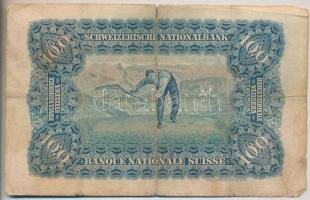Svájc 1920. 100Fr T:III-
Switzerland 1920. 100 Franken C:VG
Krause 6