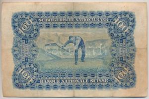 Svájc 1930. 100Fr T:III
Switzerland 1930. 100 Franken C:F
Krause 35