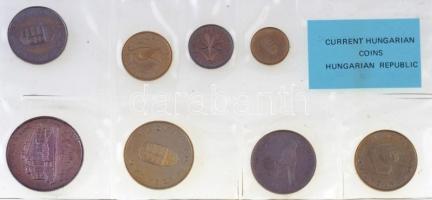 1992. 1Ft-200Ft (8xklf) érmés forgalmi sor lezárt fóliatokban T:PP
1992. 1 Forint - 200 Forint (8xd...