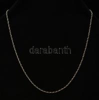 Ezüst(Ag) nyaklánc, jelzett, h: 45,5 cm, nettó: 5,3 g  / Silver necklace 45,5 cm 5,3 g