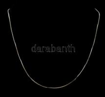 Ezüst(Ag) vékony venezianer nyaklánc, jelzett  / Silver necklace, h: 42 cm, nettó: 2,3 g