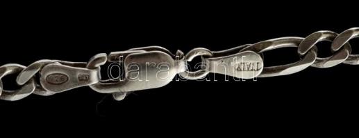 Ezüst(Ag) figaro nyaklánc, jelzett  / Silver necklace h: 54,5 cm, nettó: 12,2 g