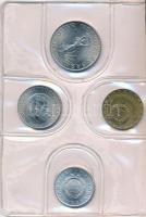 1981. 2f-10Ft 9klf "Magyar Népköztársaság" forgalmi érméi szürkéskék színű műbőrtokban T:1...