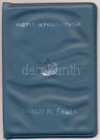 1981. 2f-10Ft 9klf "Magyar Népköztársaság" forgalmi érméi szürkéskék színű műbőrtokban T:1...