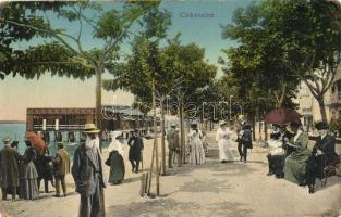 Crikvenica, Cirkvenica; sétány / promenade (EB)