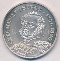 Lebó Ferenc (1960-) 1991. "Széchenyi István A Pest-Budai Malomipar Alapítójának Emlékére" fém emlékérem (42,5mm) T:2 kis patina