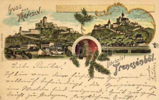 Trencsén 1898 C Litho